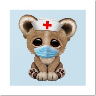 Cute Baby Bear Nurse Posters and Art